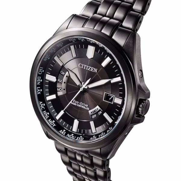 CITIZEN 星辰 NIGHT COLOR EDITION 夜色系列 光動能全球電波時計錶 CB0294-54E：圖片 6