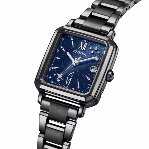 CITIZEN 星辰 xC hikari collection 限量款 星空流星雨 鈦金屬光動能電波女錶 ES9504-50E：圖片 5