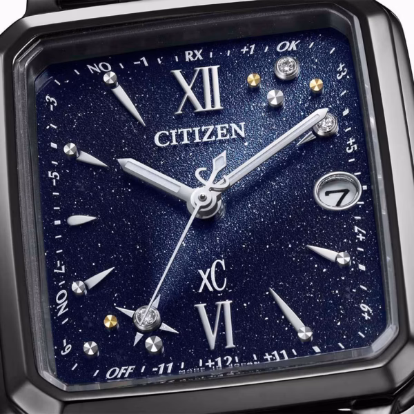 CITIZEN 星辰 xC hikari collection 限量款 星空流星雨 鈦金屬光動能電波女錶 ES9504-50E：圖片 6