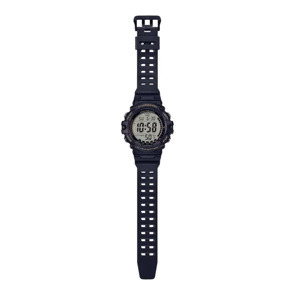 CASIO 卡西歐 AE-1500WHX-1AVDF 黑色 加長錶帶-大螢幕電子錶：圖片 2