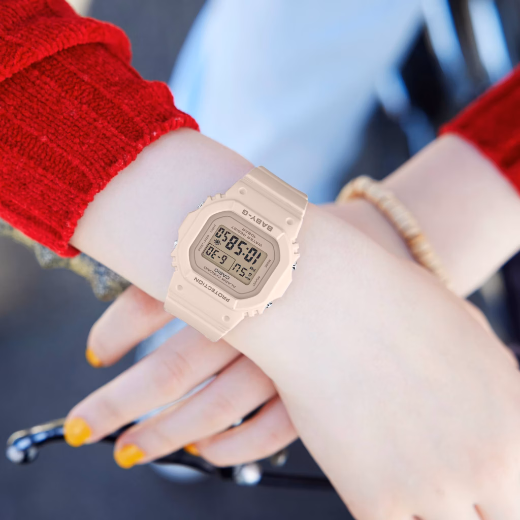CASIO 卡西歐 BABY-G BGD-565U-4DR 米色 經典時尚數位錶