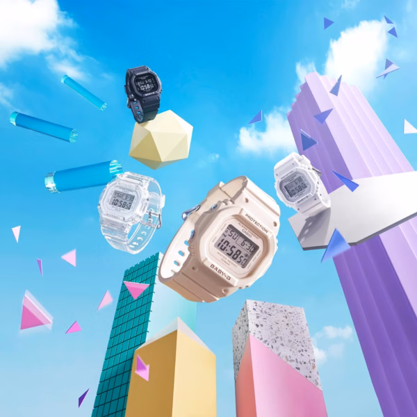CASIO 卡西歐 BABY-G BGD-565U-1DR 黑色 經典時尚數位錶：圖片 4