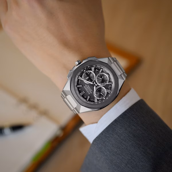 CITIZEN 星辰 ATTESA ACT Line 八角系列 限量光動能GPS衛星對時錶 CC4104-53E：圖片 9