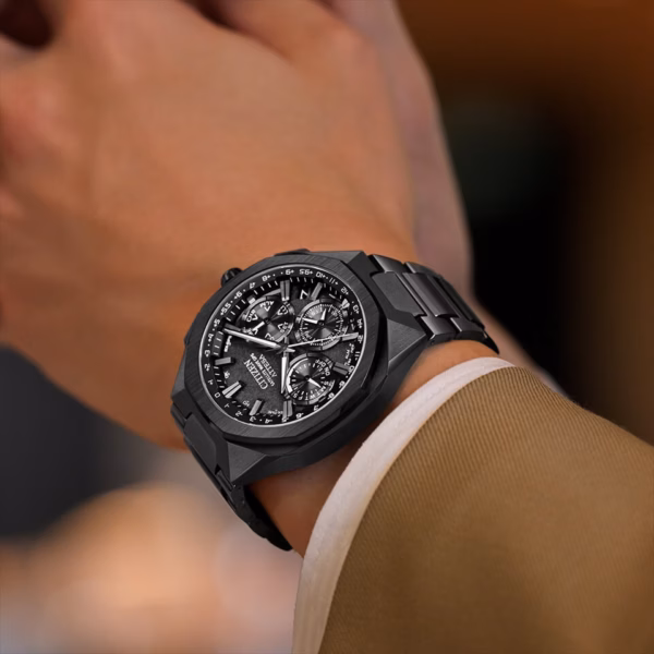CITIZEN 星辰 ATTESA ACT Line 黑鈦八角系列 限量光動能GPS衛星對時錶 CC4105-69E：圖片 9