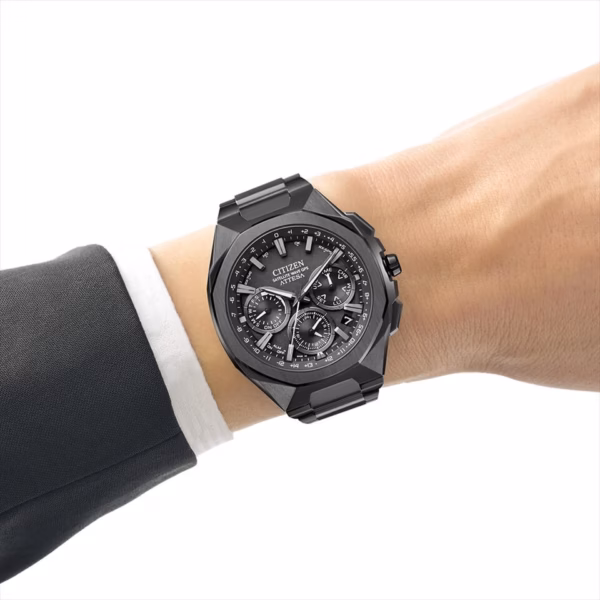 CITIZEN 星辰 ATTESA ACT Line 黑鈦八角系列 限量光動能GPS衛星對時錶 CC4105-69E：圖片 11