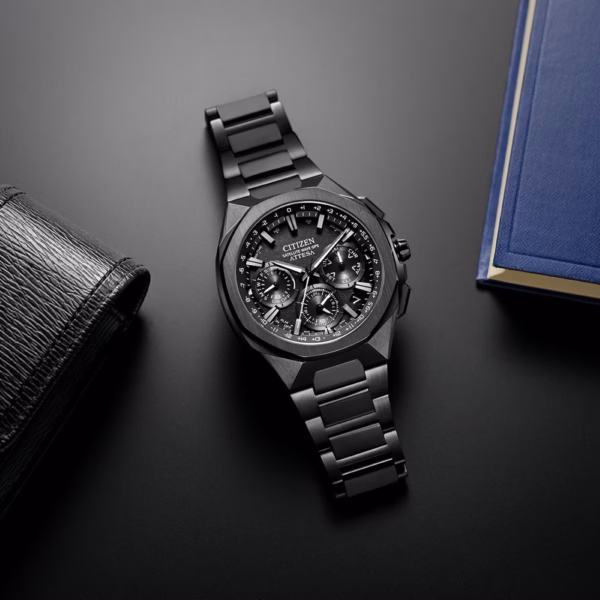 CITIZEN 星辰 ATTESA ACT Line 黑鈦八角系列 限量光動能GPS衛星對時錶 CC4105-69E：圖片 5