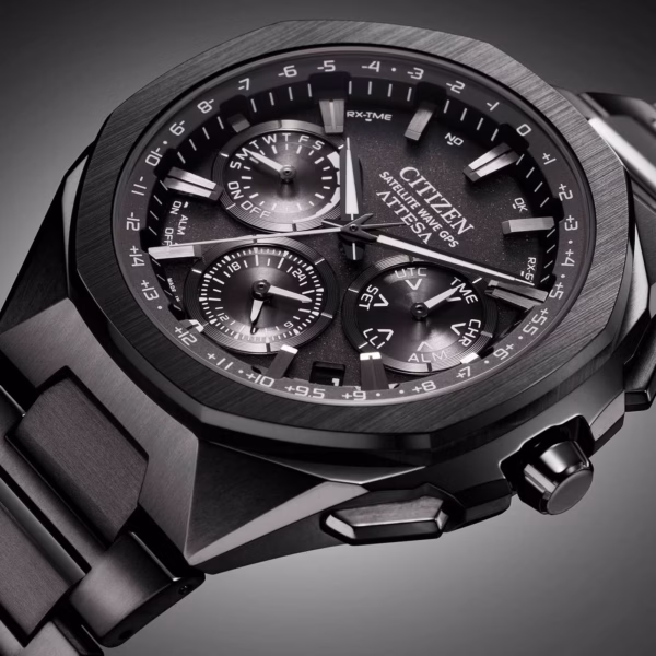 CITIZEN 星辰 ATTESA ACT Line 黑鈦八角系列 限量光動能GPS衛星對時錶 CC4105-69E：圖片 4