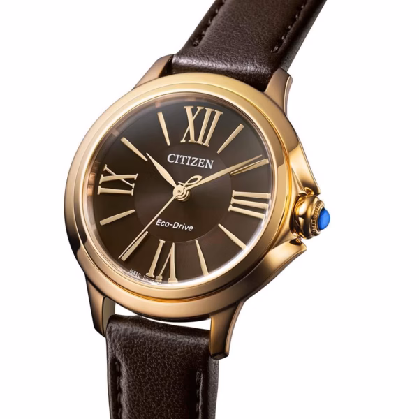 CITIZEN 星辰 L系列 ROUND Collection 花蕾光動能女錶 EM1163-09X：圖片 4