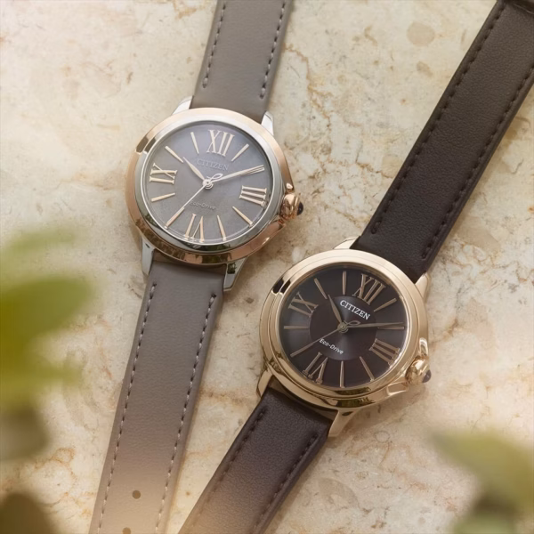 CITIZEN 星辰 L系列 ROUND Collection 花蕾光動能女錶 EM1163-09X：圖片 9