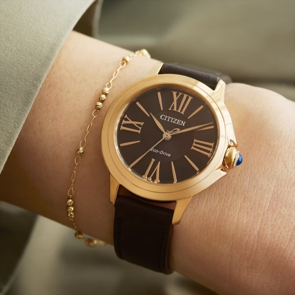 CITIZEN 星辰 L系列 ROUND Collection 花蕾光動能女錶 EM1163-09X：圖片 6