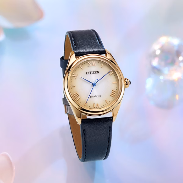 CITIZEN 星辰 L系列 優雅玫瑰金光動能女錶 EM1143-14Z：圖片 8