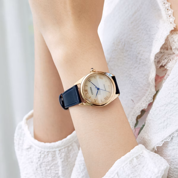 CITIZEN 星辰 L系列 優雅玫瑰金光動能女錶 EM1143-14Z：圖片 7