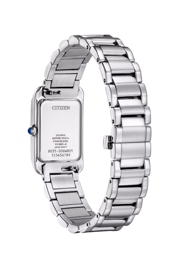 CITIZEN 星辰 L系列 SQUARE Collection 簡約光動能方形女錶 EW5620-55A：圖片 3