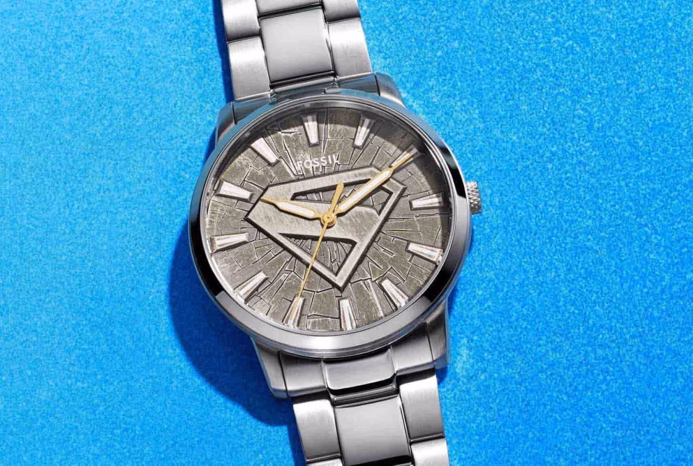 FOSSIL Superman x Fossil 鋼鐵超人 限量聯名手錶 LE1207SET
