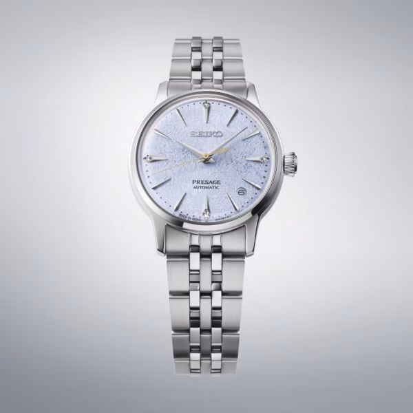 SEIKO 精工 Presage SRPL61J1 冰凍雞尾酒女錶系列 Frozen Skydiving 經典機械錶 4R35-06S0B：圖片 3
