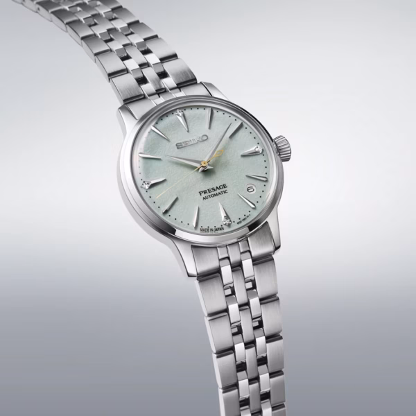 SEIKO 精工 Presage SRPL63J1 冰凍雞尾酒女錶系列 Frozen Mojito 經典機械錶 4R35-06S0G：圖片 2
