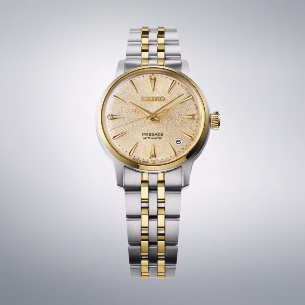 SEIKO 精工 Presage SRPL64J1 冰凍雞尾酒女錶系列 Frozen Banana Daiquiri 經典機械錶 4R35-06S0KS：圖片 3