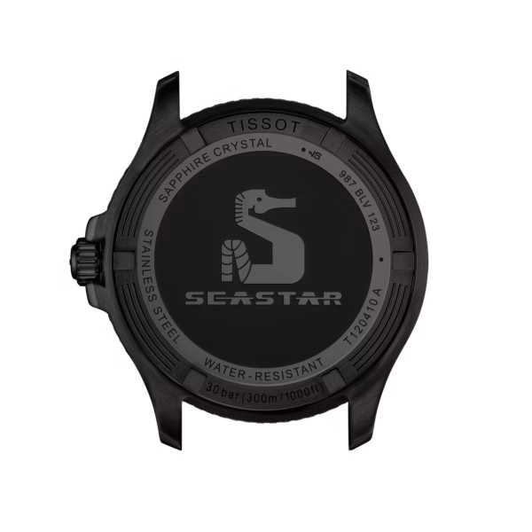 TISSOT 天梭 Seastar 1000 40mm 全黑海星潛水錶 T120.410.33.051.00：圖片 3