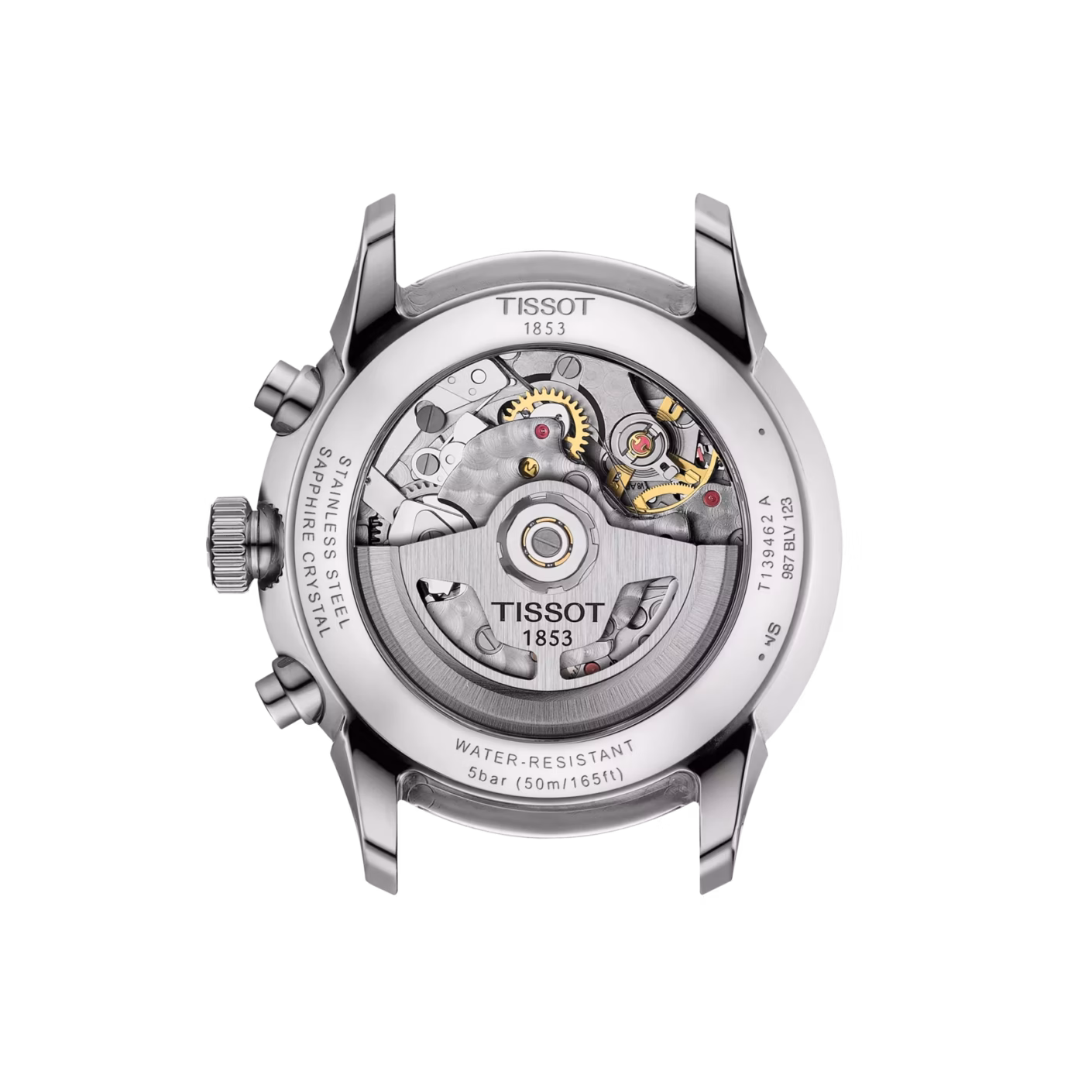 TISSOT 天梭 Chemin des Tourelles Automatic Chronograph 杜魯爾三眼計時機械錶 T139.462.11.038.00