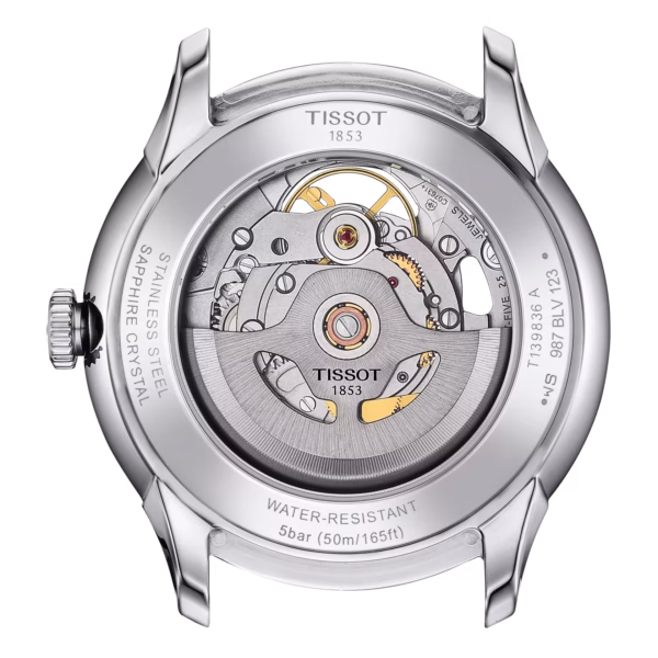 TISSOT 天梭 Chemin des Tourelles Squelette 39mm 杜魯爾 鏤空機械錶 T139.836.11.048.00：圖片 3