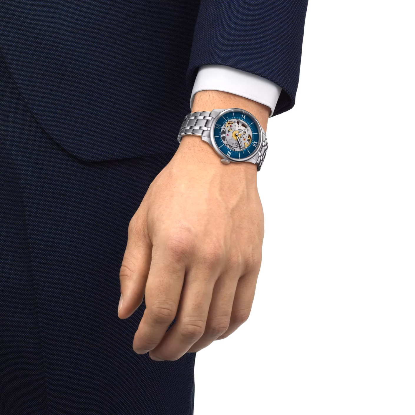 TISSOT 天梭 Chemin des Tourelles Squelette 39mm 杜魯爾 鏤空機械錶 T139.836.11.048.00