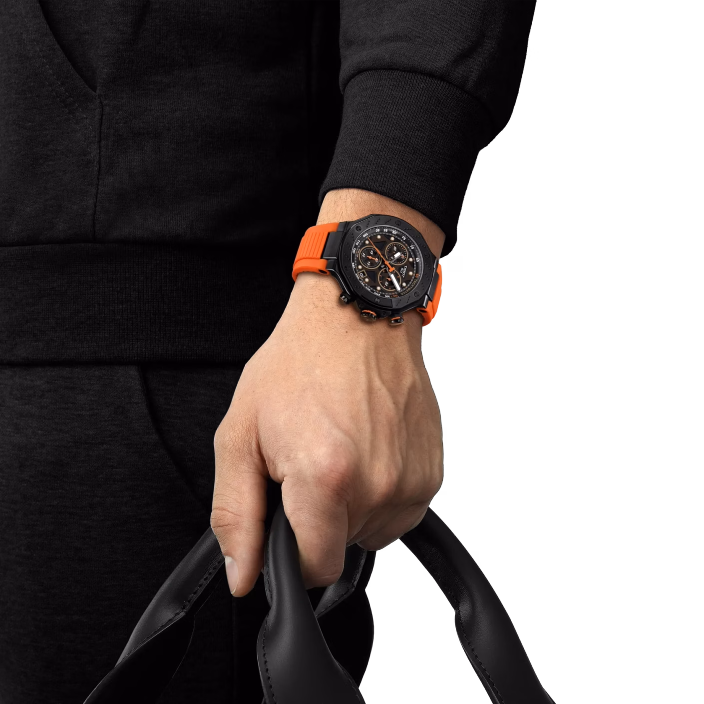 TISSOT 天梭 T-Race Quartz Chronograph 競速橘 計時賽車錶 T141.417.37.051.02