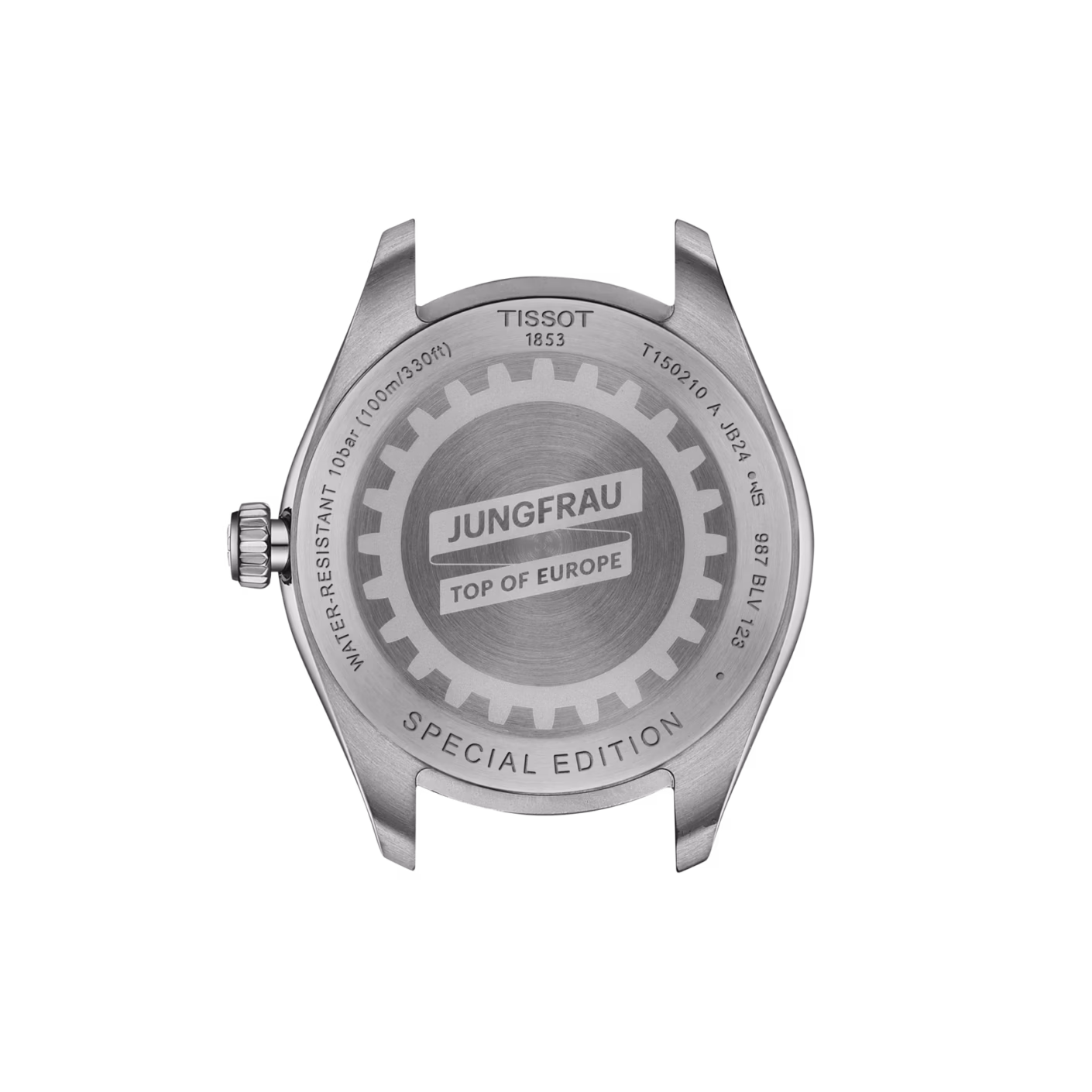 TISSOT 天梭 PR 100 Jungfraubahn Quartz 34mm 少女峰系列 經典藍 石英女錶 T150.210.11.041.01