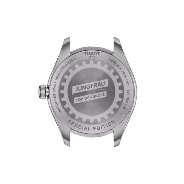 TISSOT 天梭 PR 100 Jungfraubahn Quartz 34mm 少女峰系列 經典白 石英女錶 T150.210.11.031.01：圖片 3