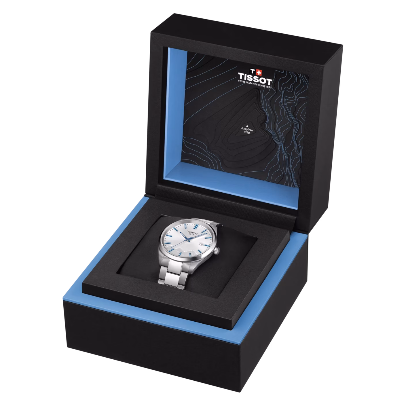 TISSOT 天梭 PR 100 Jungfraubahn Quartz 40mm 少女峰系列 經典白 石英錶 T150.410.11.031.00