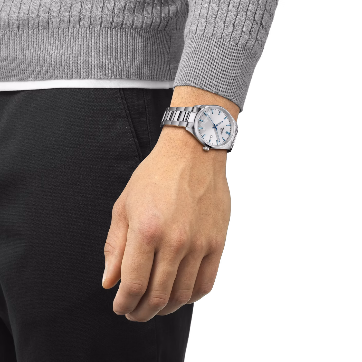 TISSOT 天梭 PR 100 Jungfraubahn Quartz 40mm 少女峰系列 經典白 石英錶 T150.410.11.031.00