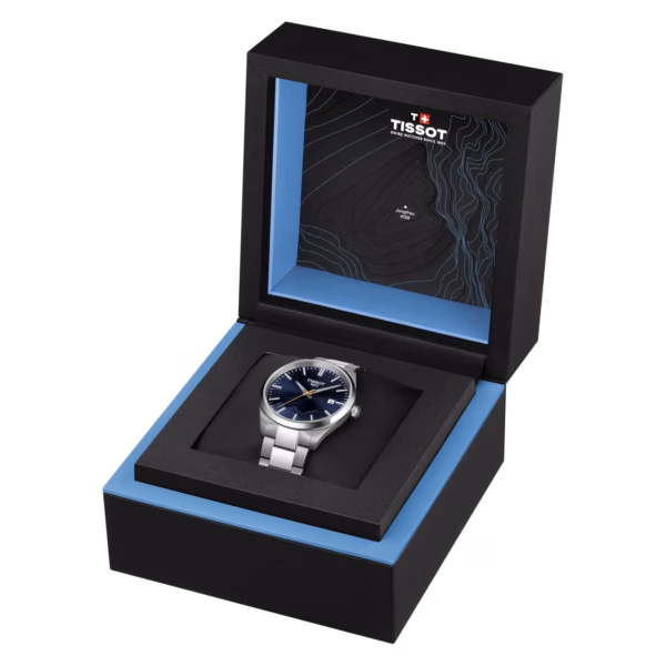 TISSOT 天梭 PR 100 Jungfraubahn Quartz 34mm 少女峰系列 經典藍 石英女錶 T150.210.11.041.01：圖片 6