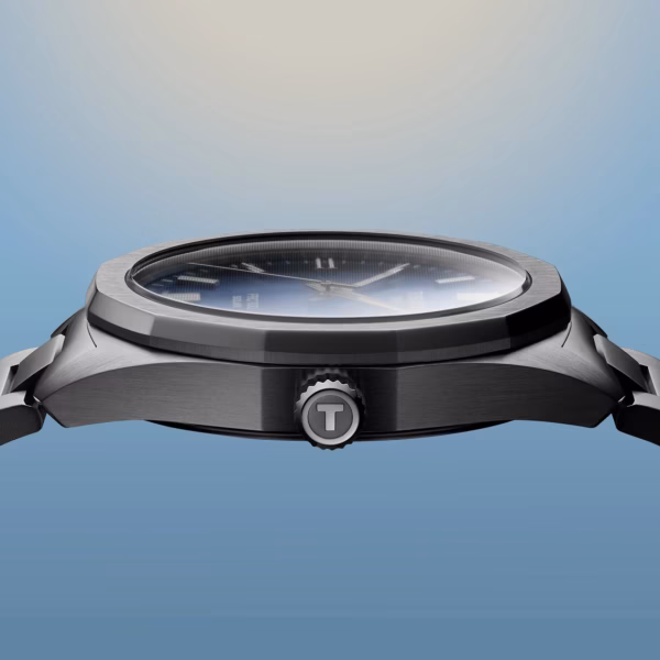 TISSOT 天梭 PRC 100 Solar Quartz 39mm 海藍色 12邊形太陽能腕錶 T151.422.11.041.00：圖片 7