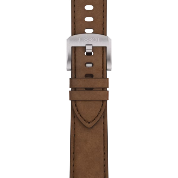 TISSOT 天梭 PRC 100 Solar Quartz 39mm 經典皮革 12邊形太陽能腕錶 T151.422.16.031.00：圖片 6