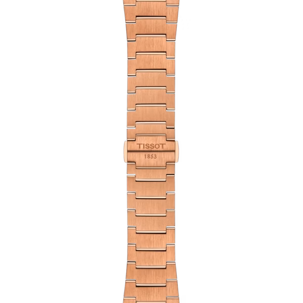 TISSOT 天梭 PRX Powermatic 80 40mm 午夜藍玫瑰金機械錶 T137.407.33.041.00：圖片 4