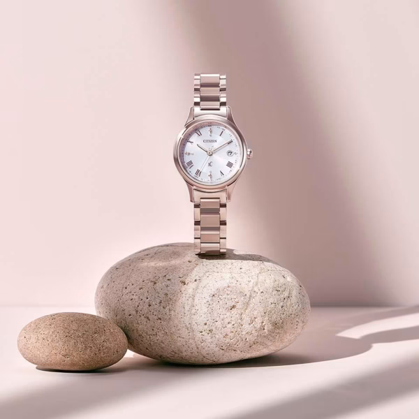 CITIZEN 星辰 xC hikari collection 光系列 櫻花粉 光動能電波女錶 ES9497-96A：圖片 5
