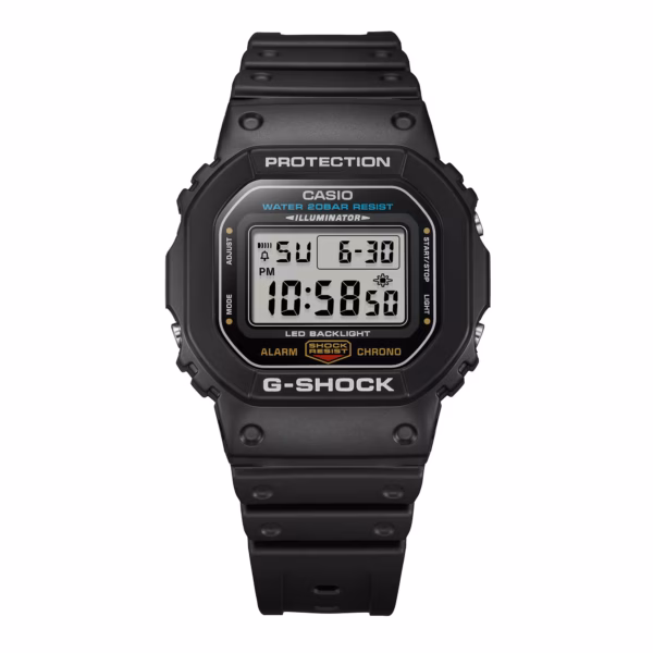CASIO 卡西歐 G-SHOCK DW-5600UE-1 黑色 經典數位電子錶：圖片 8