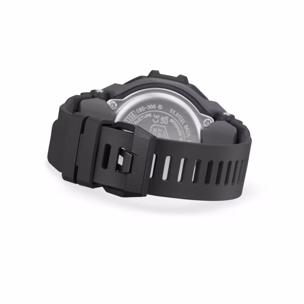 CASIO 卡西歐 G-SHOCK GBD-300-1DR G-SQUAD 黑色八角 運動訓練數位錶：圖片 5