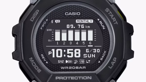 CASIO 卡西歐 G-SHOCK GBD-300-1DR G-SQUAD 黑色八角 運動訓練數位錶：圖片 10