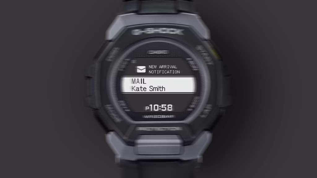 CASIO 卡西歐 G-SHOCK GBD-300-1DR G-SQUAD 黑色八角 運動訓練數位錶