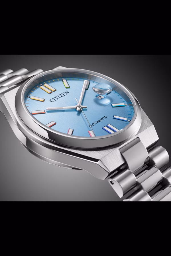 CITIZEN 星辰 Mechanical TSUYOSA 晴空藍 撞色機械男錶 NJ0151-53L：圖片 5