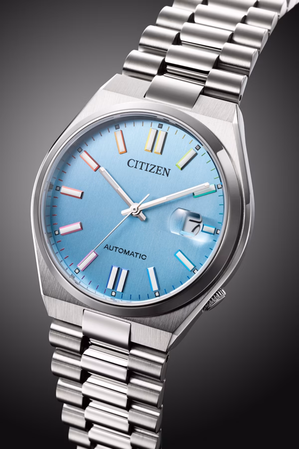CITIZEN 星辰 Mechanical TSUYOSA 晴空藍 撞色機械男錶 NJ0151-53L：圖片 6
