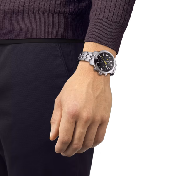 TISSOT 天梭 PRC 200 Chronograph Quartz 42mm 三眼計時錶 T055.417.11.057.00：圖片 2