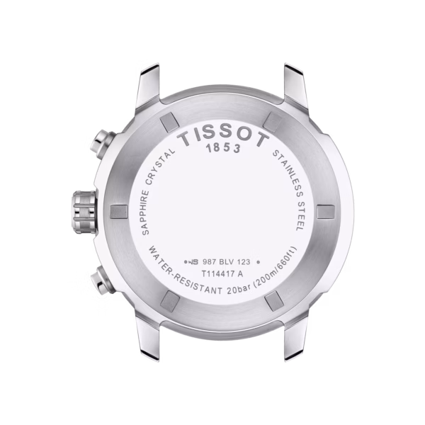 TISSOT 天梭 PRC 200 Chronograph Quartz 43mm 賽車三眼計時錶 T114.417.11.057.00：圖片 3