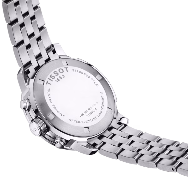 TISSOT 天梭 PRC 200 Chronograph Quartz 43mm 賽車三眼計時錶 T114.417.11.057.00：圖片 5