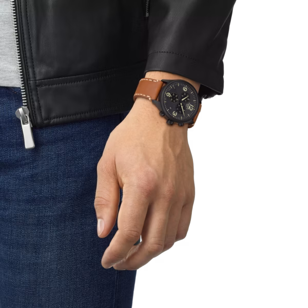 TISSOT 天梭 Chrono XL Classic 韻馳系列 皮革黑色計時腕錶 T116.617.36.057.00：圖片 4
