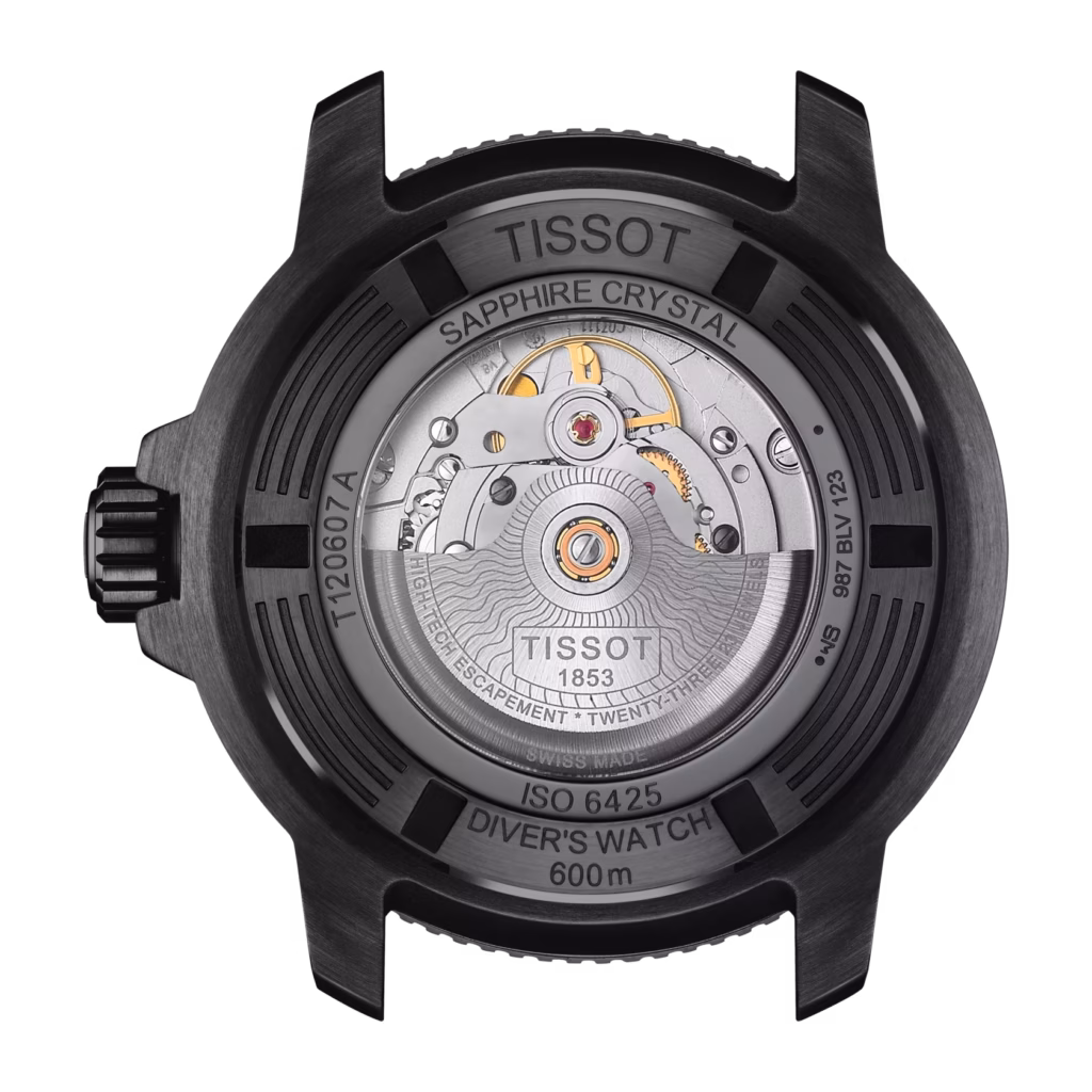 TISSOT 天梭 Seastar 2000 Professional Powermatic 80 46mm 黑海星潛水錶 T120.607.37.041.00