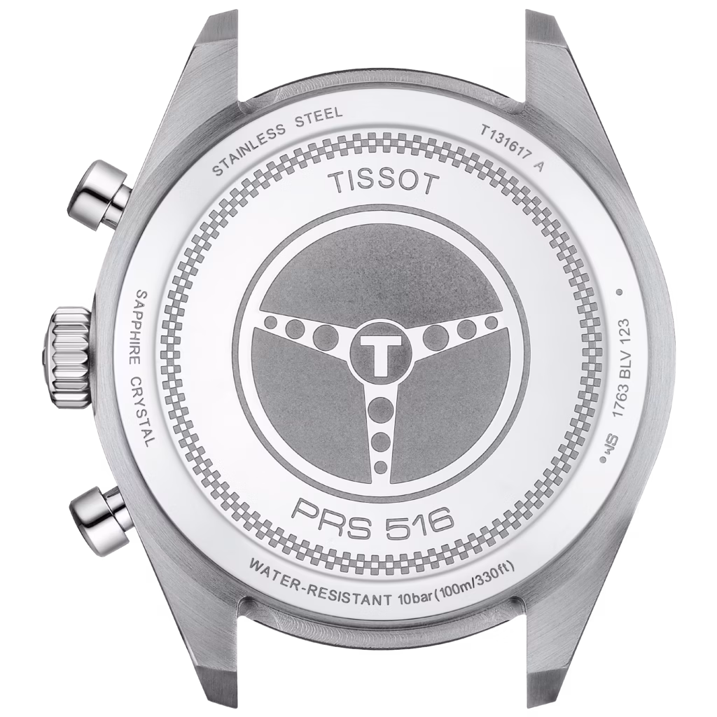 TISSOT 天梭 PRS 516 Chronograph 賽車藍三眼計時錶 T131.617.11.042.00
