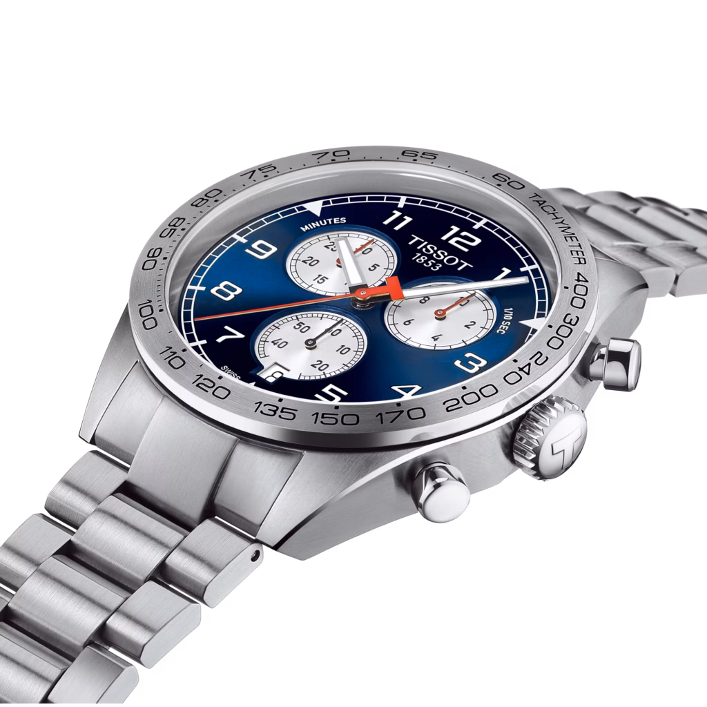 TISSOT 天梭 PRS 516 Chronograph 賽車藍三眼計時錶 T131.617.11.042.00