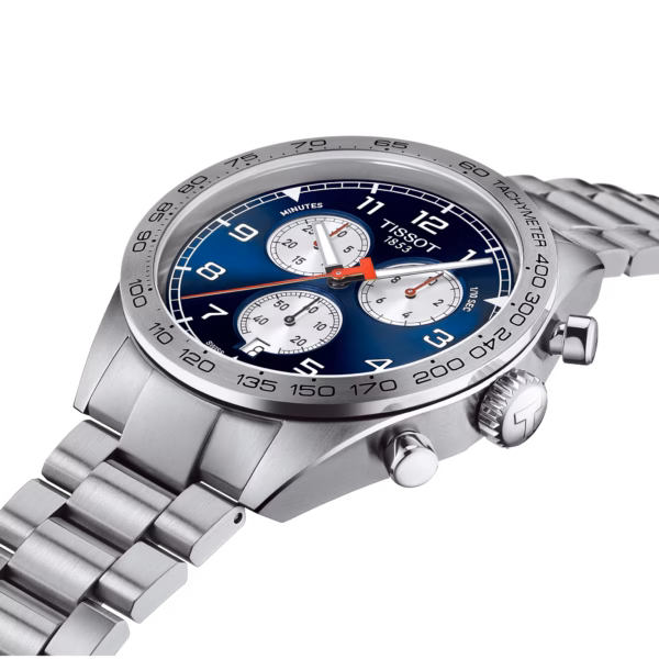 TISSOT 天梭 PRS 516 Chronograph 賽車藍三眼計時錶 T131.617.11.042.00：圖片 4