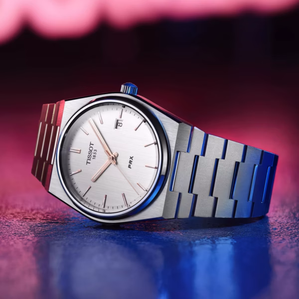 TISSOT 天梭 PRX 40mm 玫瑰金 70年代復刻石英錶 T137.410.11.031.00：圖片 6